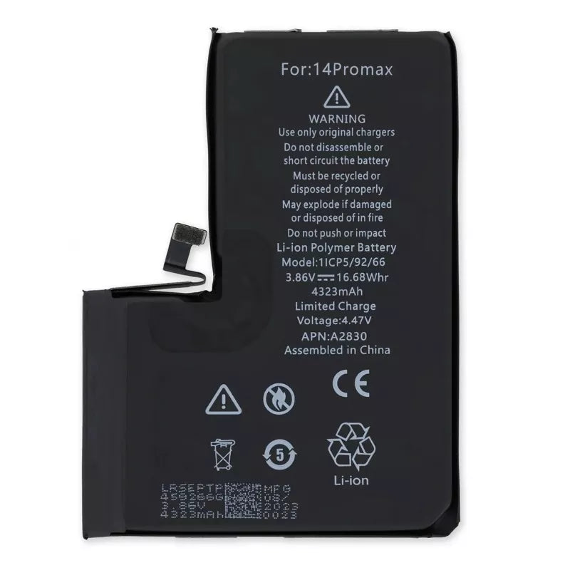 Batterie de qualité supérieure (puce TI) iPhone 14 Pro Max sans message d'erreur