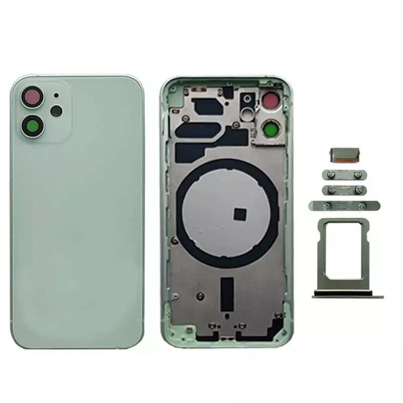 Chassis et face arrière iPhone 12 Mini vert