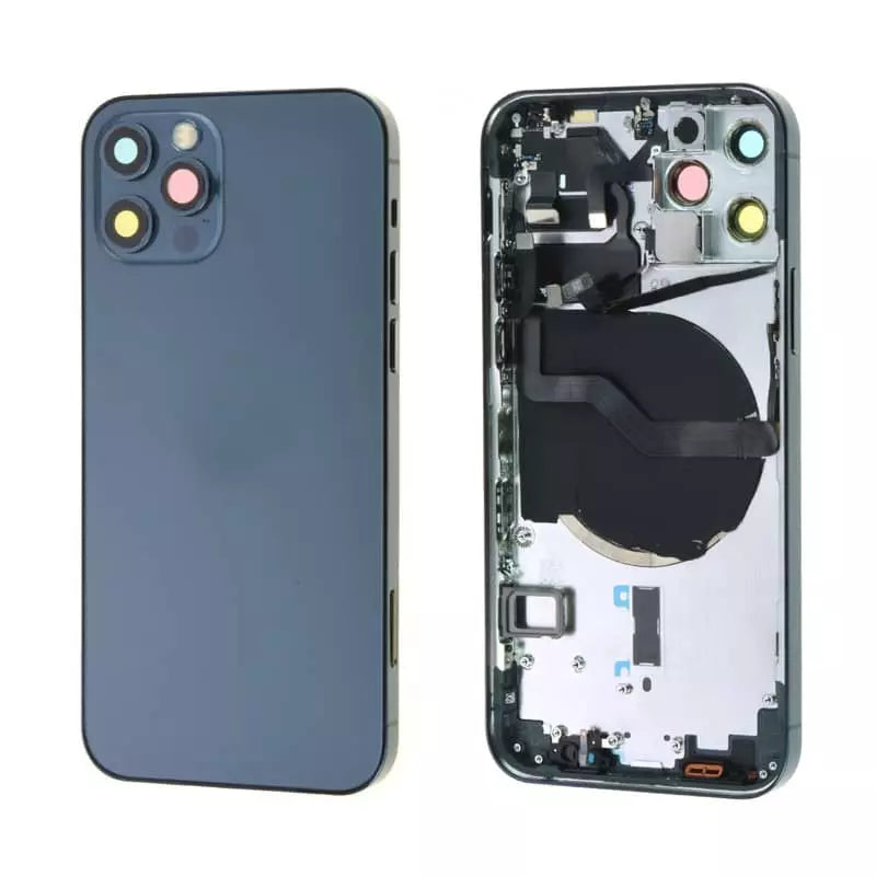 Chassis et face arrière iPhone 12 Pro bleu pacifique