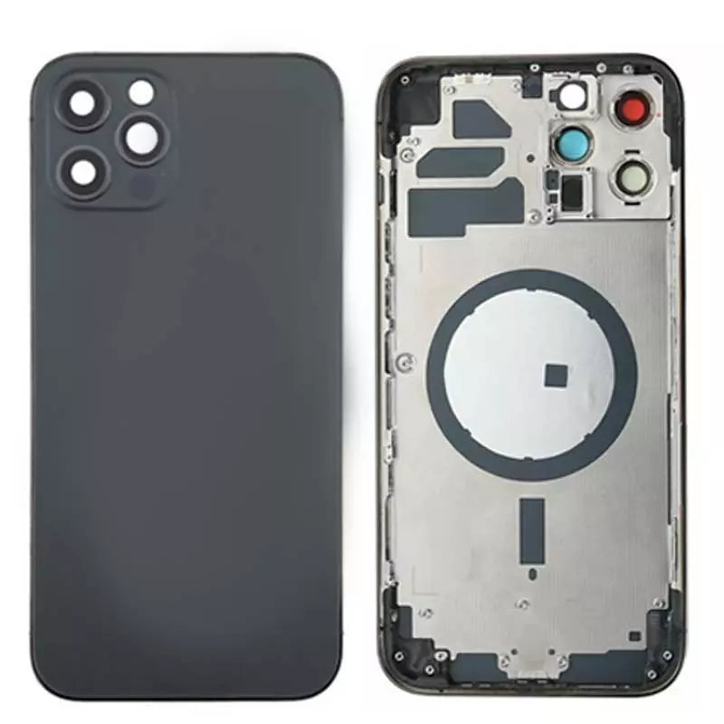 Chassis et face arrière iPhone 12 Pro Max graphite