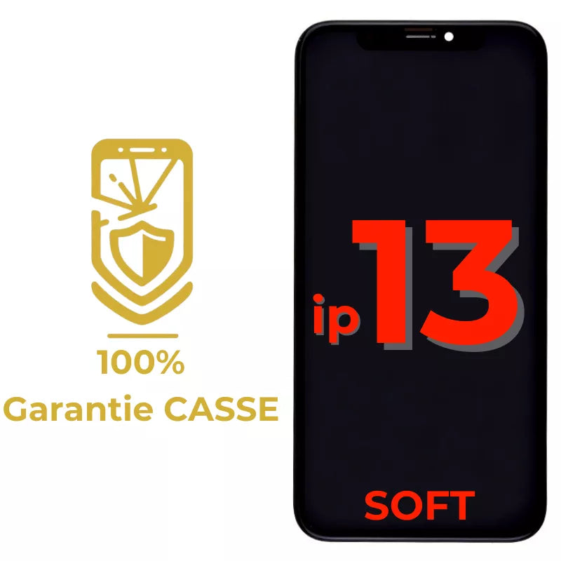Garantie 100% CASSE-Ecran lcd iPhone 13 SOFT OLED 120Hz bordures d'origine (Qualité SUPERIEURE)