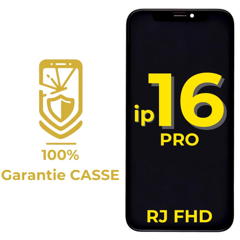 Garantie 100% Ecran lcd iPhone 16 Pro Incell FHD RJ bordures d'origine (Qualité SUPERIEURE)