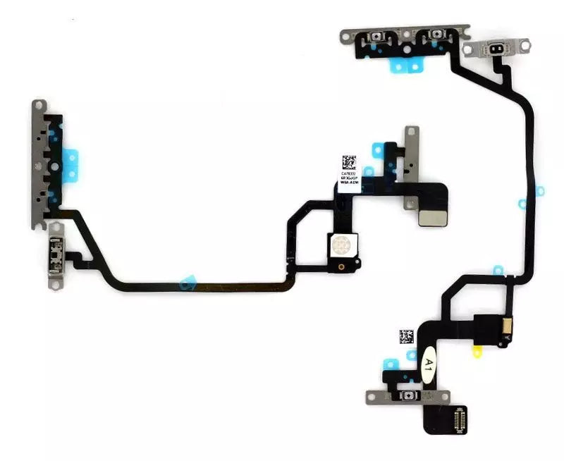 Nappe flex allumage on/off, volume, micro et flash iPhone XR