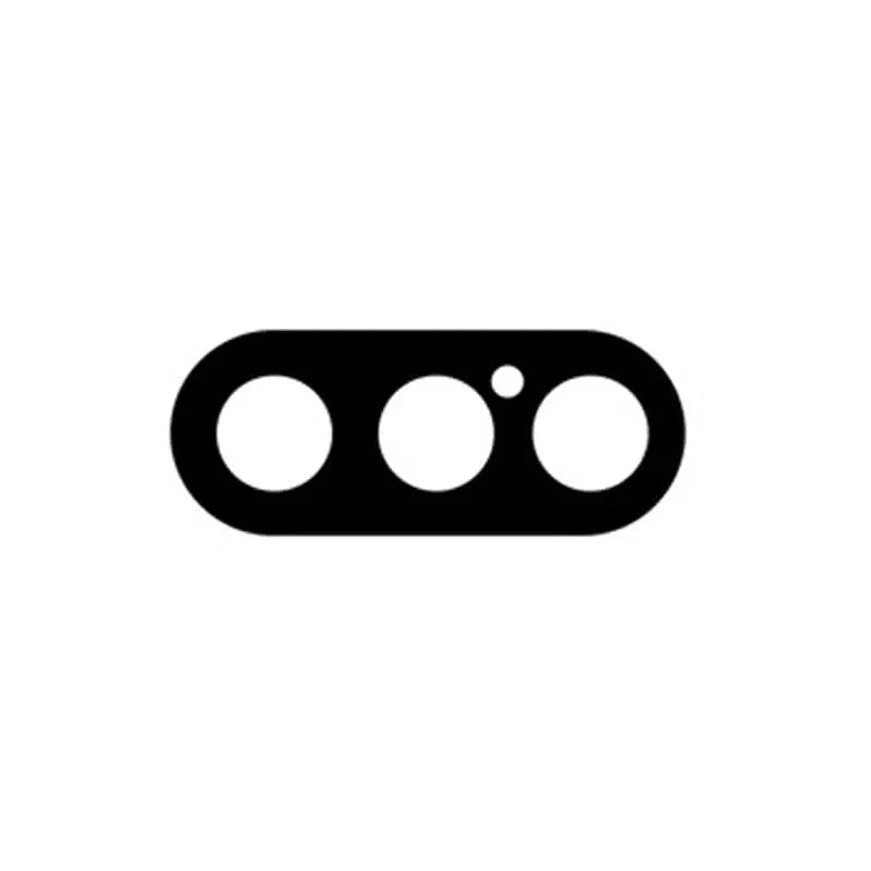 Vitre caméra-photo iPhone X noir