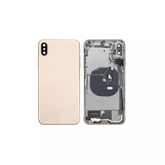 Chassis et face arrière complète avec nappes iPhone XS or