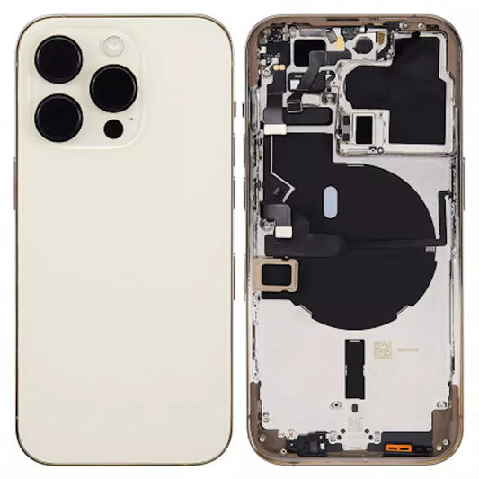 Chassis et face arrière iPhone 14 Pro or