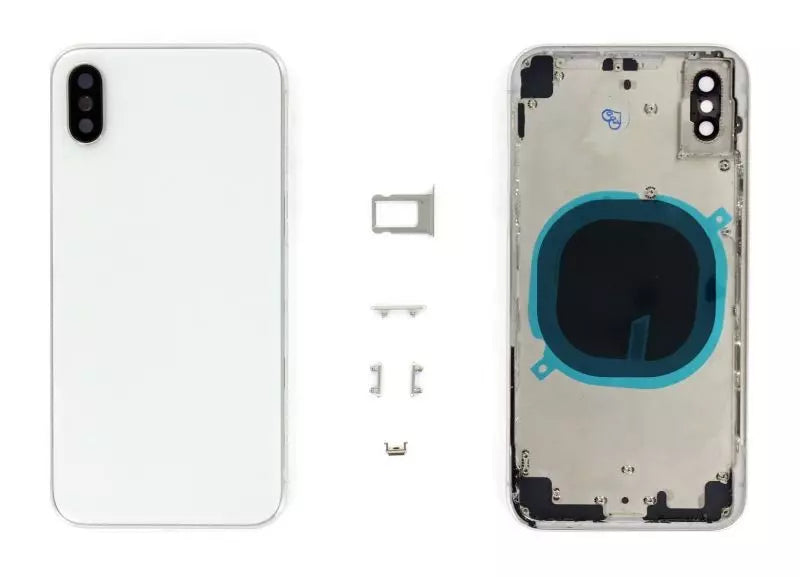 Chassis et face arrière iPhone X blanc