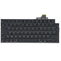 Clavier AZERTY MACBOOK AIR 13 A3113 / A2941, MACBOOK AIR 15.3 A3114 / A2681 noir