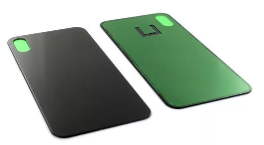 Face arrière iPhone X LARGE HOLE Noir