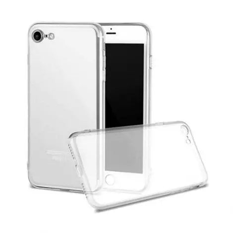 Housse-coque silicone iPhone SE 2022/iPhone SE 2020/iPhone 8/iPhone 7 (Boite/blister) transparent