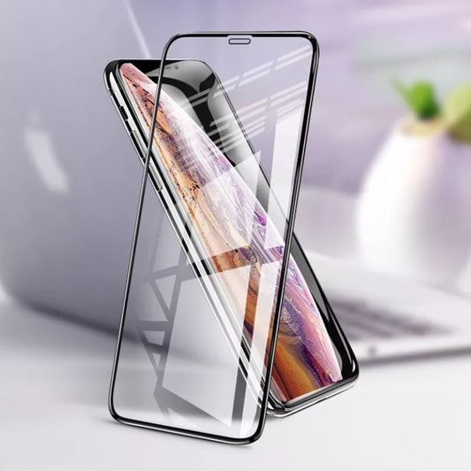 Lot de 10 films verre trempé avec cadre noir HOCO G5 iPhone XR/11 (Boite/blister)