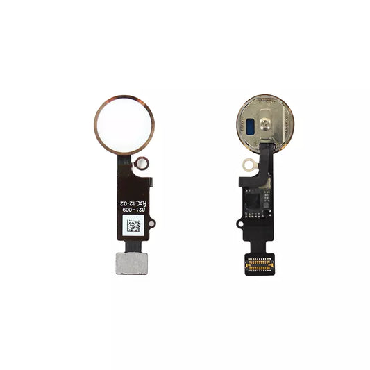 Bouton home avec plastique iPhone SE 2022/iPhone SE 2020/iPhone 8/iPhone 8 Plus/iPhone 7/iPhone 7 Plus or